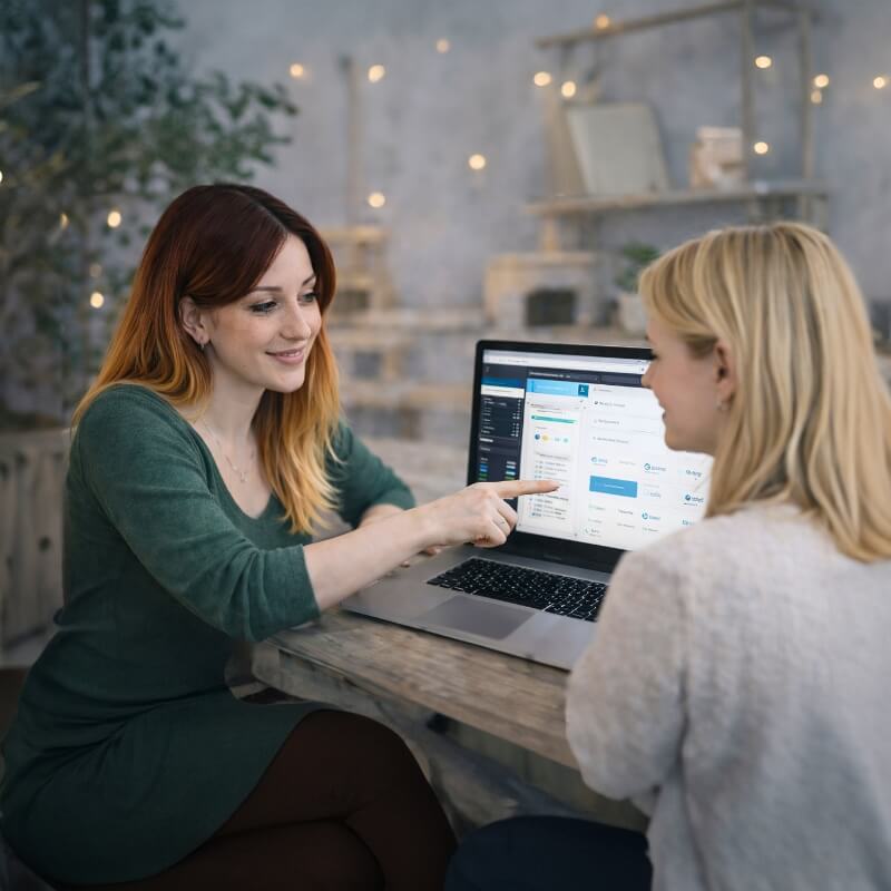 Témoignage d'une coach Instagram ayant acheté la formule site internet clé en main d'Encre Design